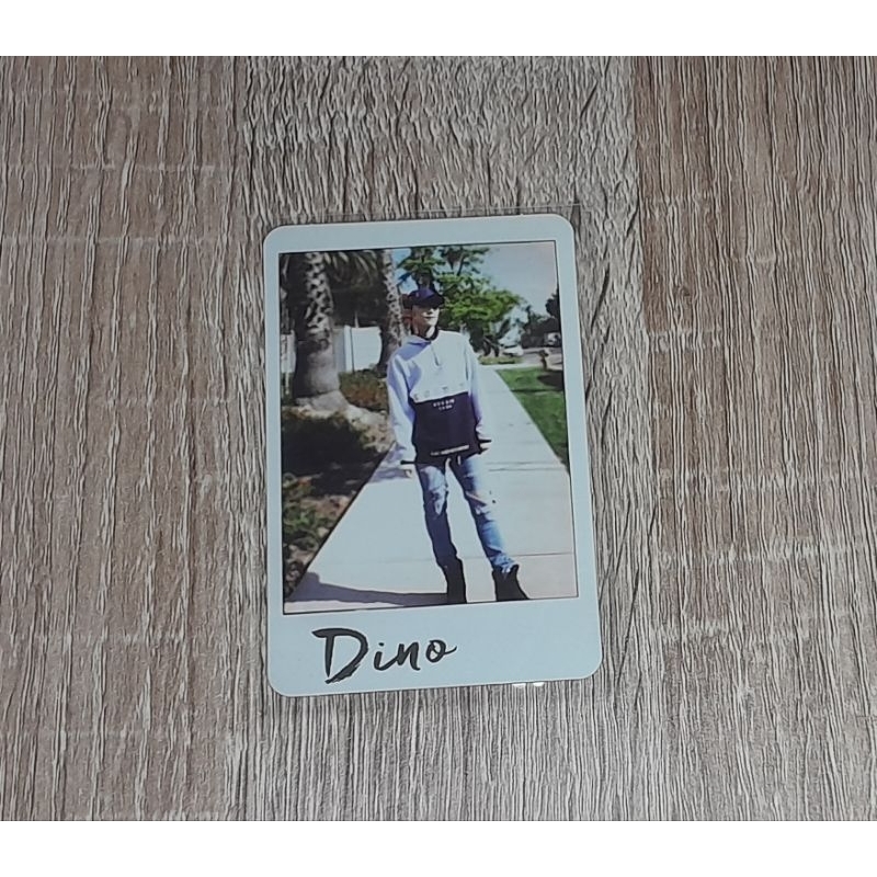 photocard pc seventeen al1 dino