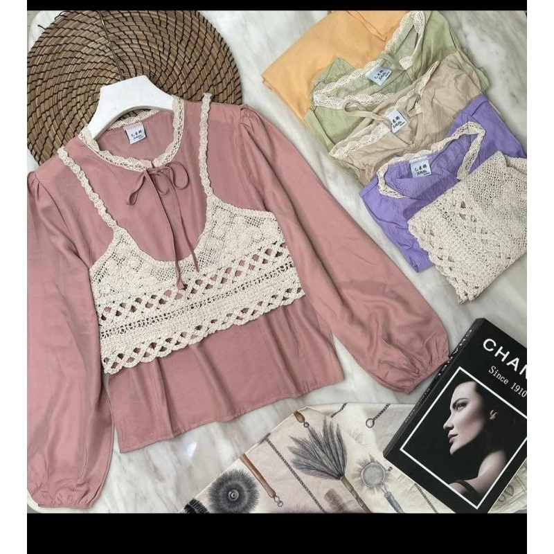 inner + outer / rajut vest Korea / SALE ORI import