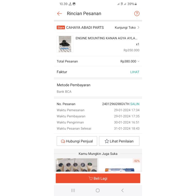 engine mounting moting agya ayla calya 1.2