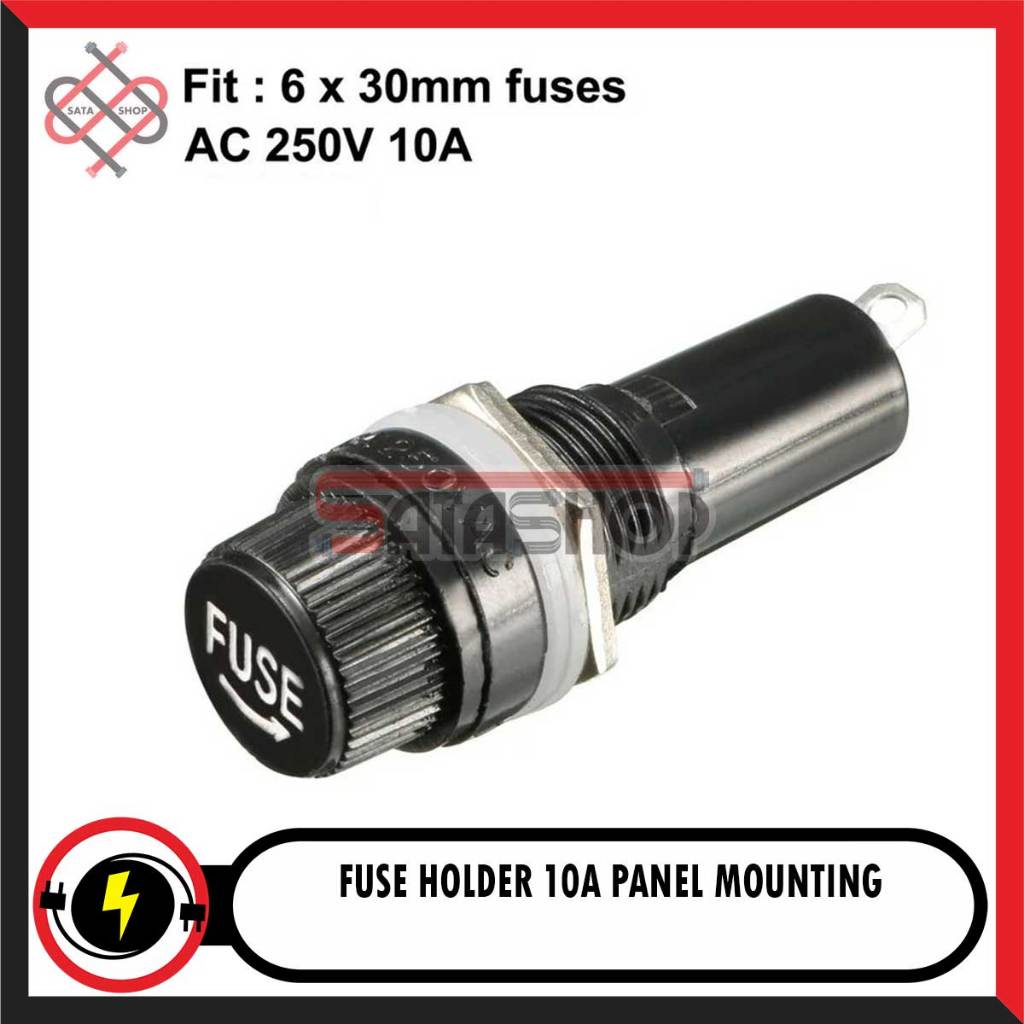 Fuse Holder 10A Panel Mounting