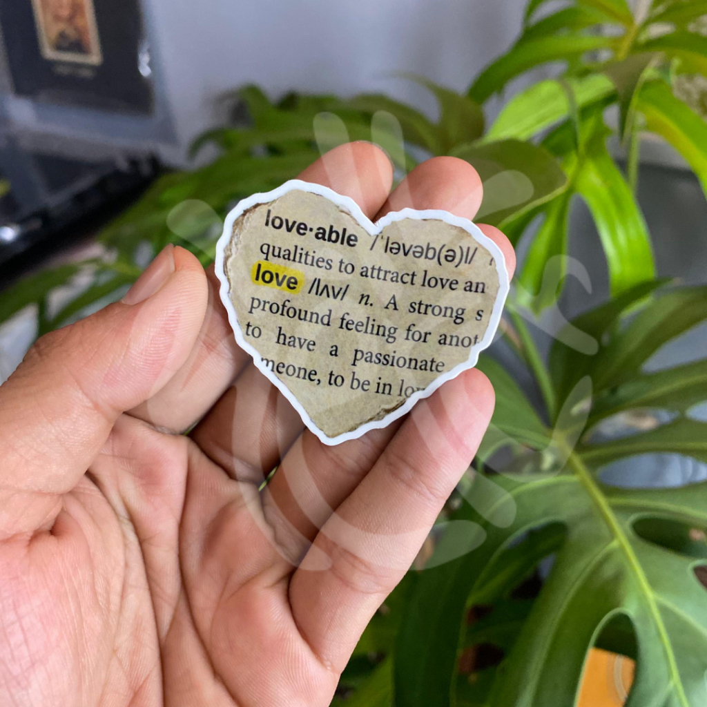 

sticker love / aesthetic sticker / sticker tumblr / aesthetic sticker / stiker hp / stiker laptop / stiker helm / stiker satuan / stiker tahan air / sticker pack