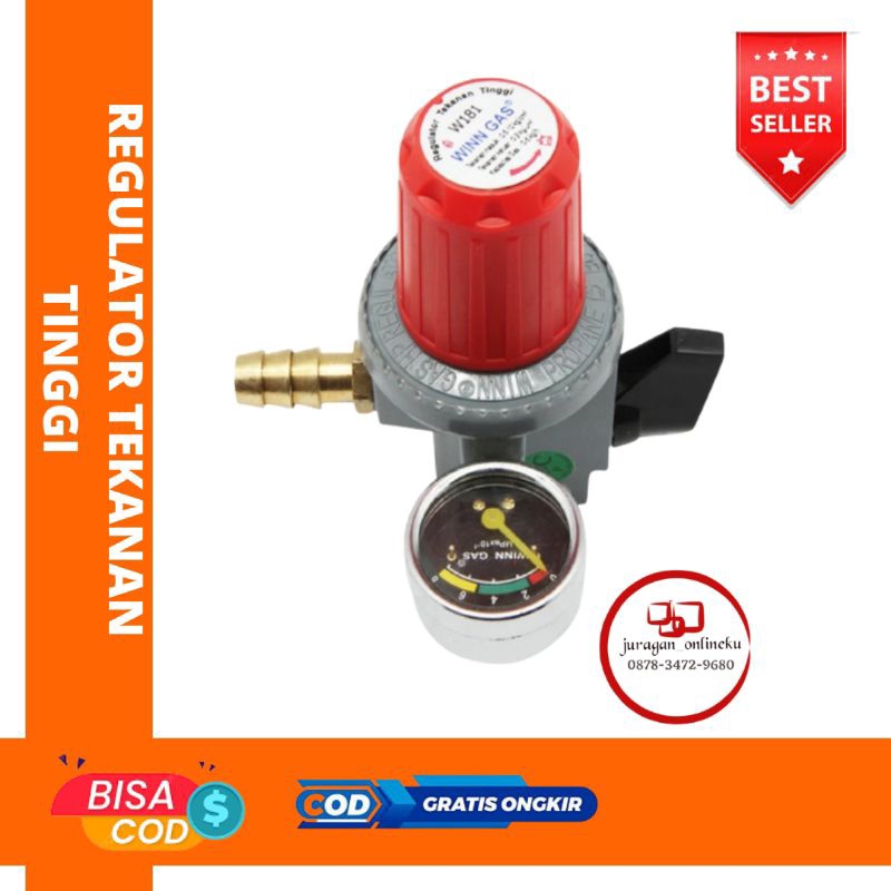 REGULATOR WINN GAS / REGULATOR TEKANAN TINGGI / REGULATOR KOMPOR