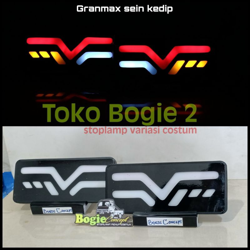 LAMPU REM MOBIL LED VARIASI KHUSUS MOBIL PICKUP GRANMAX SEIN KEDIP
