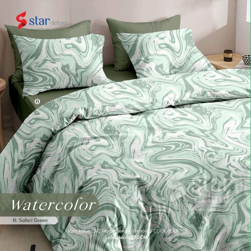 sprei warna hijau sprei halus sprei sage sprei bedcover sprei star