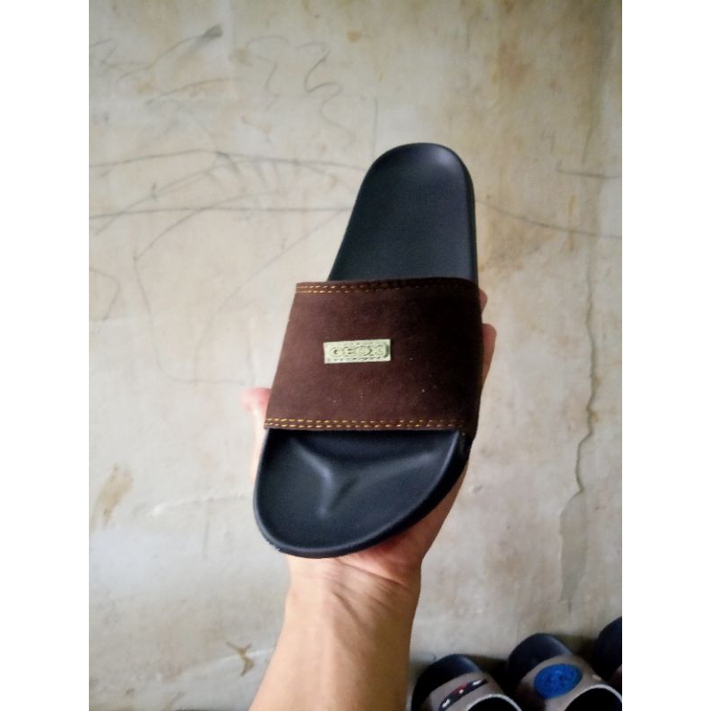 0Sandal slide pria terbaru Ck002| Sandal slop | sandal cowok wanita | sendal distro original | Sanda