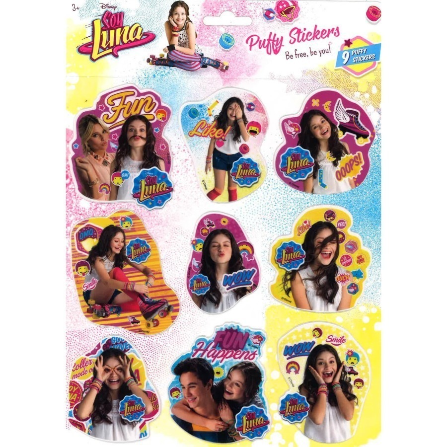 

Luna Puffy Stickers Kids Stickers