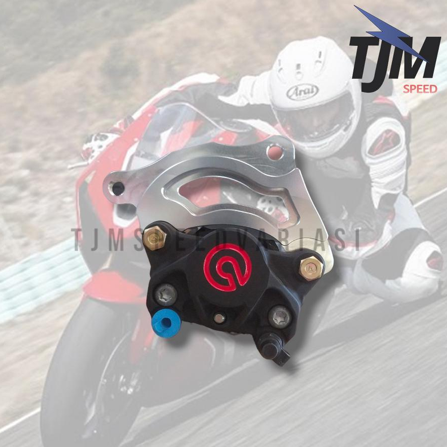 Kaliper Brembo 2P Black + Breket Kaliper Mio Sporty Mio J 260mm