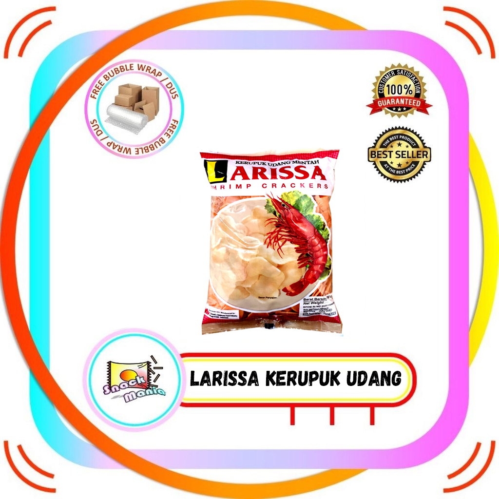 

Larissa Kerupuk Krupuk Udang ~ 500 gr Shrimp Crackers