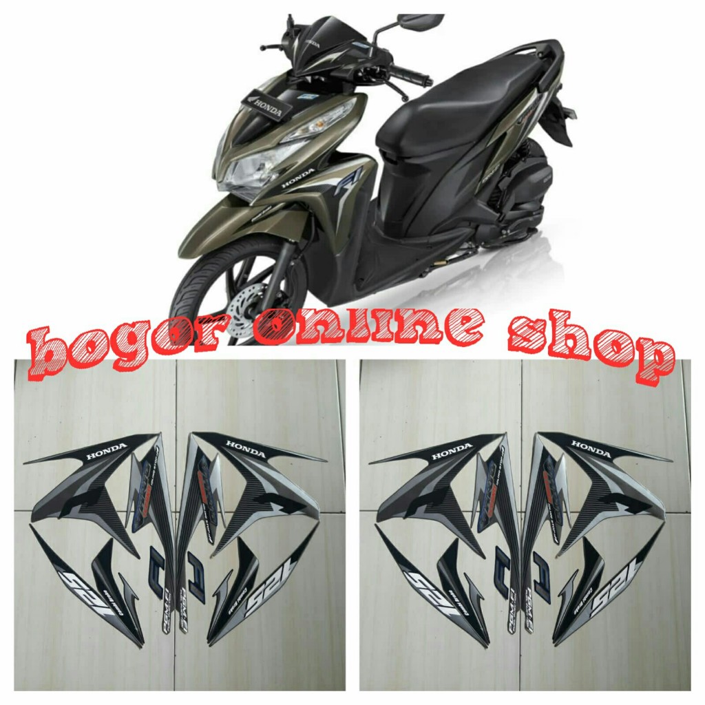 stiker motor vario techno 125 iss 2014 mattebrown