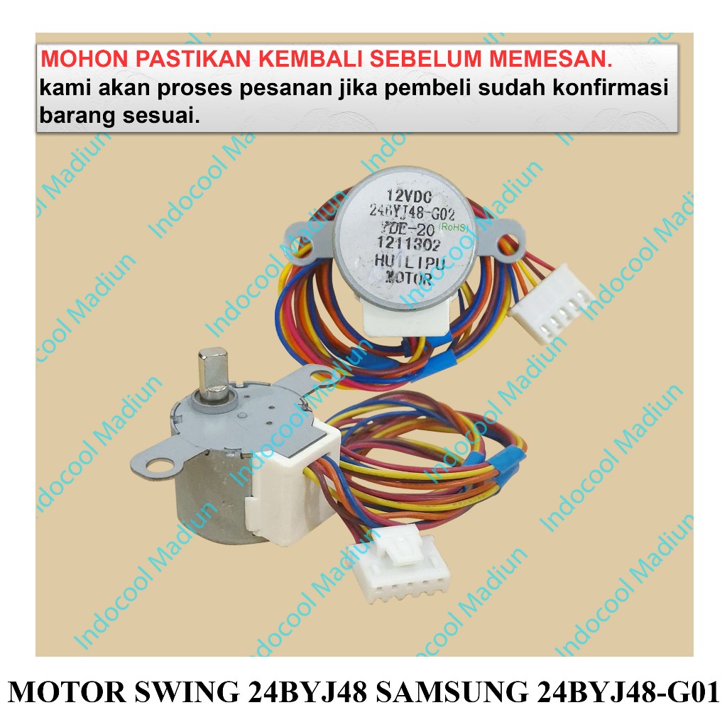 MSLG SWING AC/DINAMO MOTOR SWING AC/MOTOR SWING 24BYJ48 SAMSUNG 24BYJ48-G01