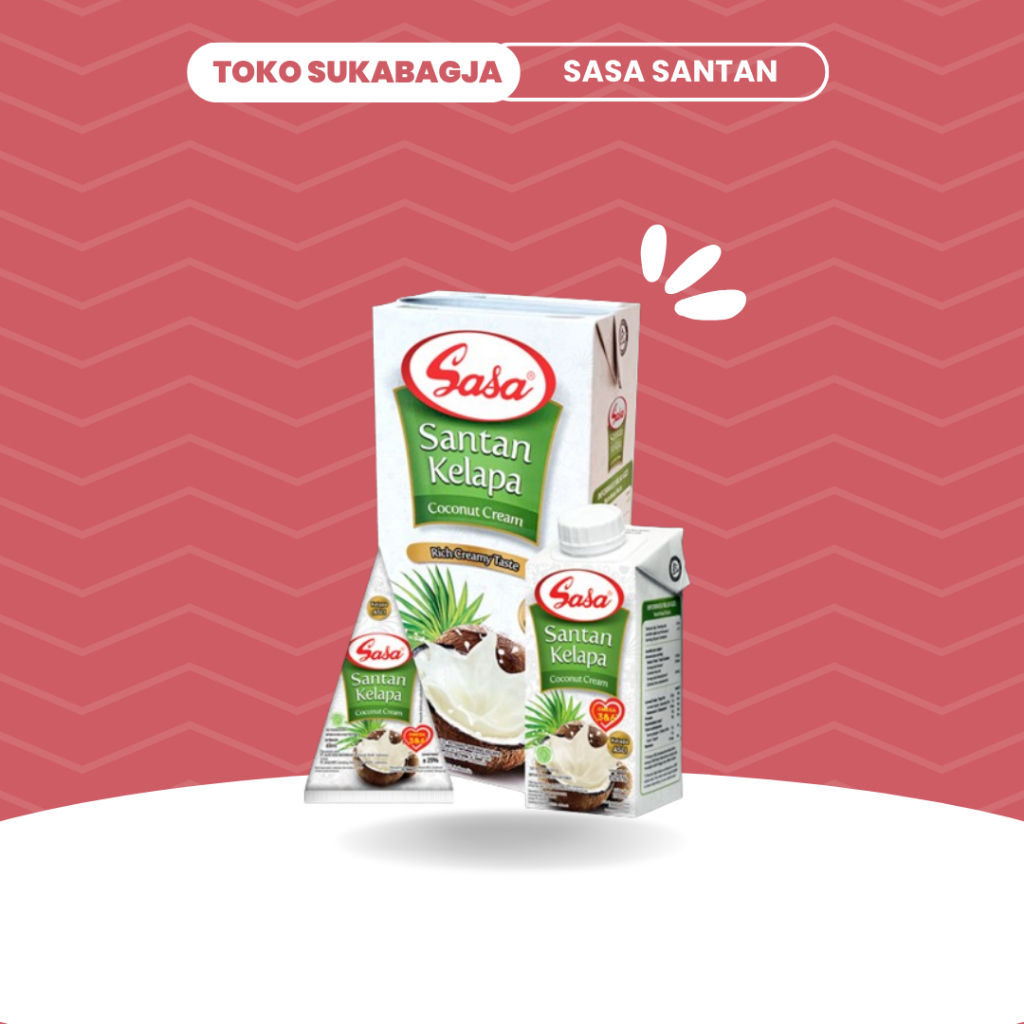 

Sun Kara Sasa Santan Kelapa Bubuk Santan Krim Cair 65ml Coconut Cream Powder 20gr