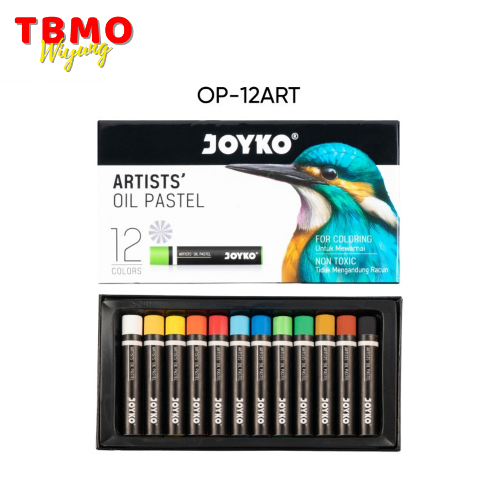 

TBMO Artists Oil Pastel Krayon Minyak Joyko 12 Warna