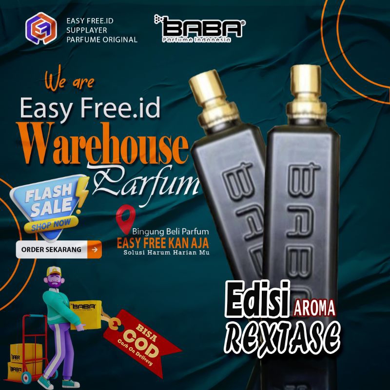 BABA PARFUME AROMA TOP SELLER REXTASE PRIA WANITA