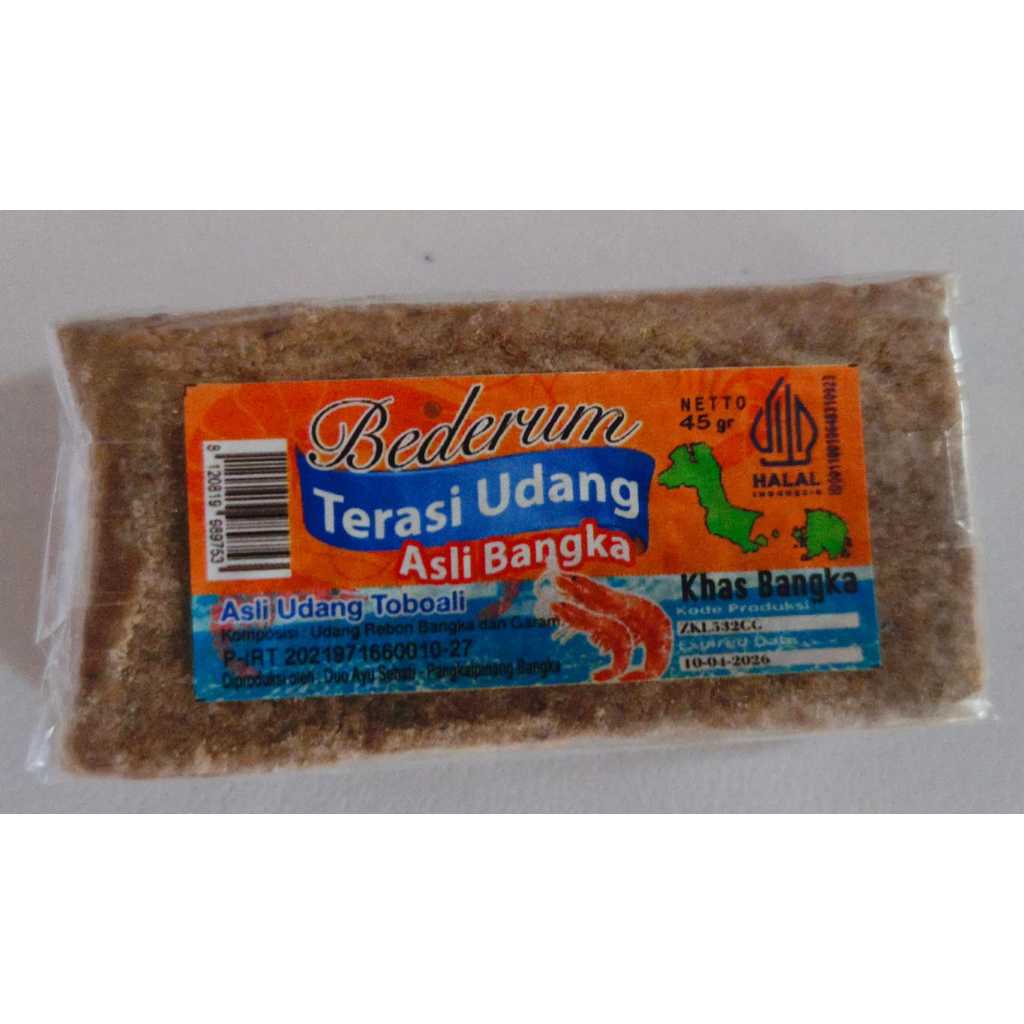 

BEDERUM TERASI BANGKA 45gr