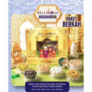COD 1 KG BELLAROSA  PAKET BERKAH BELAROSA PAKET KUE KERING KUKER BELLAROSSA PAKET KUE LEBARAN HAMPER