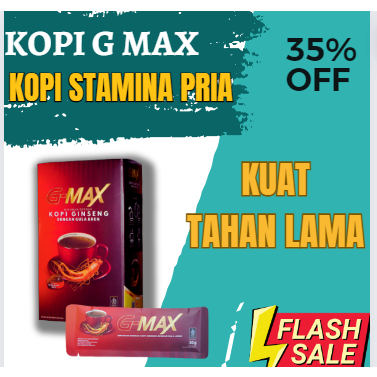 

KOPI GMAX Kopi Stamina Pria Dewasa Tahan Lama Original BPOM