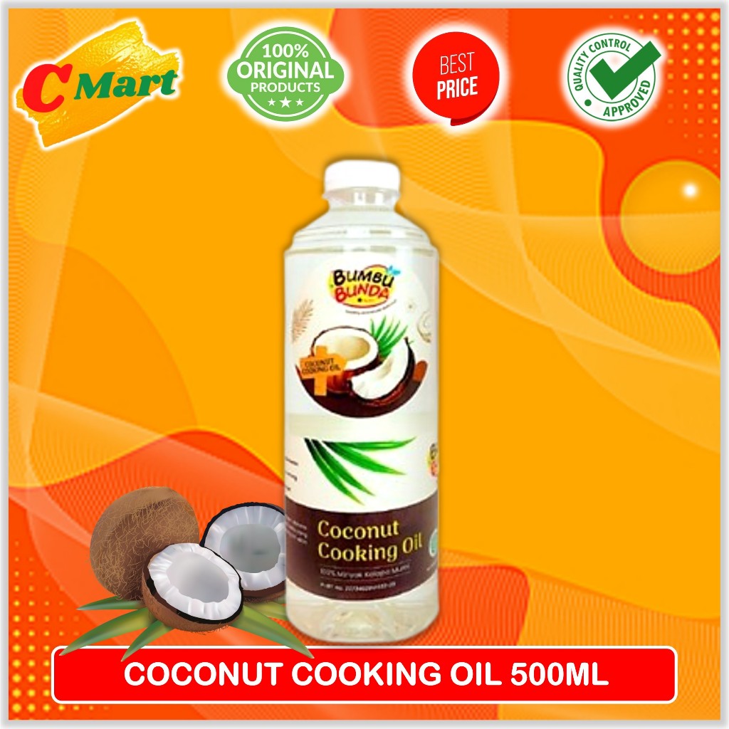 

Bumbu Bunda Elia Coconut Cooking Oil 500ml - Bb Booster Mpasi - Cco - Vco - Minyak Bayi - CMart