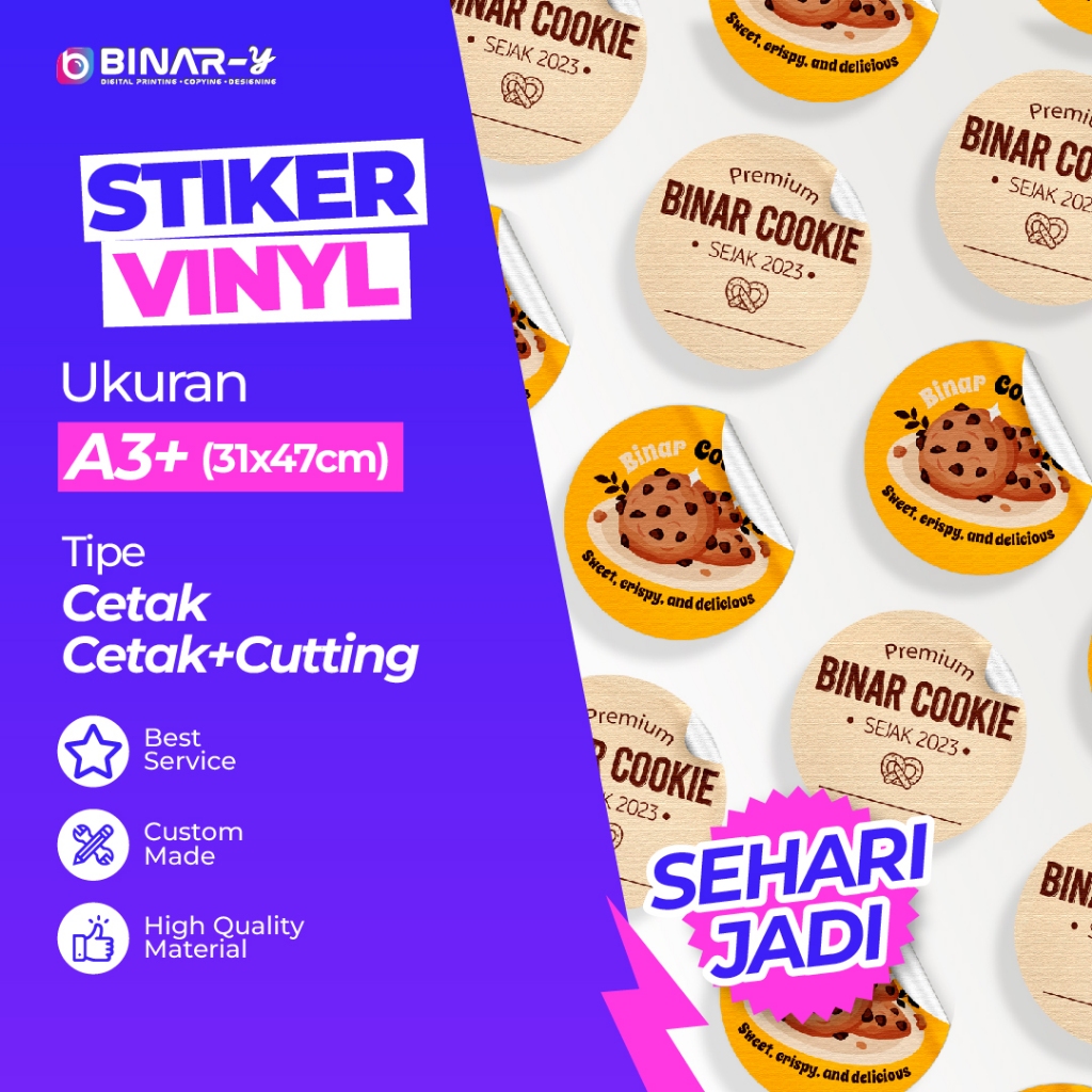 

Cetak Stiker Vinyl Murah A3+