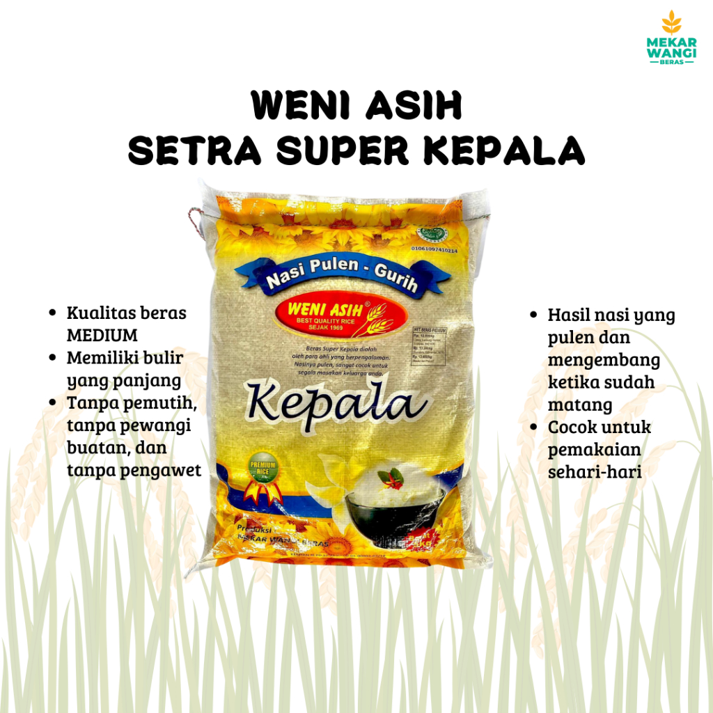 

BERAS SETRA SUPER KEPALA 5kg