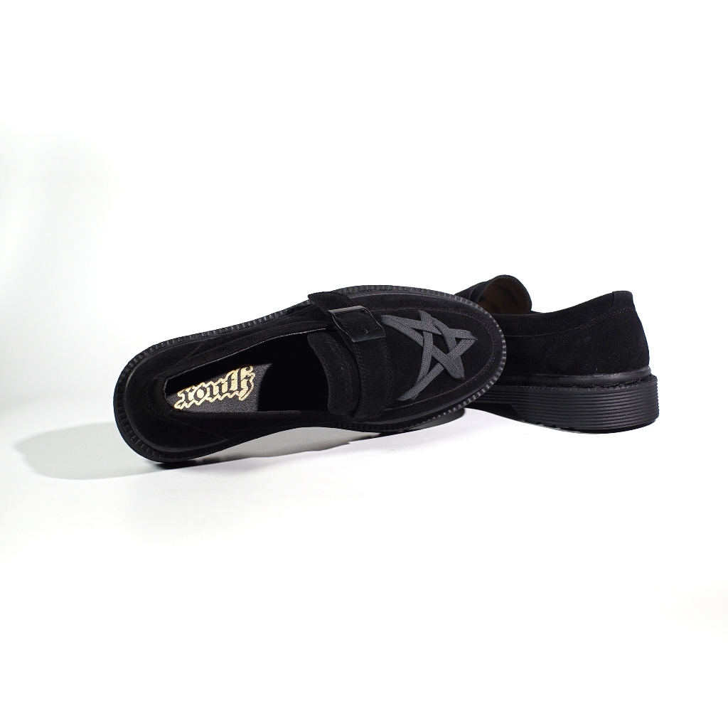Terbaru Star-Lace Beater Black - Loafer Xouth