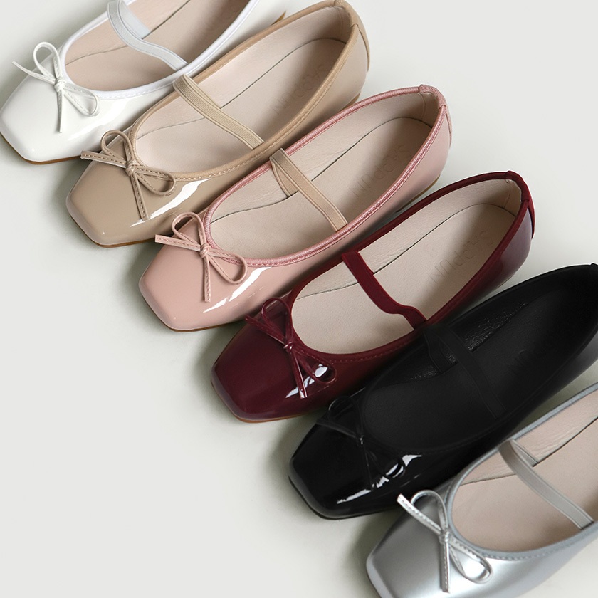 [PRE-ORDER] Sappun Flat Shoes - Erino Enamel Mary Jane