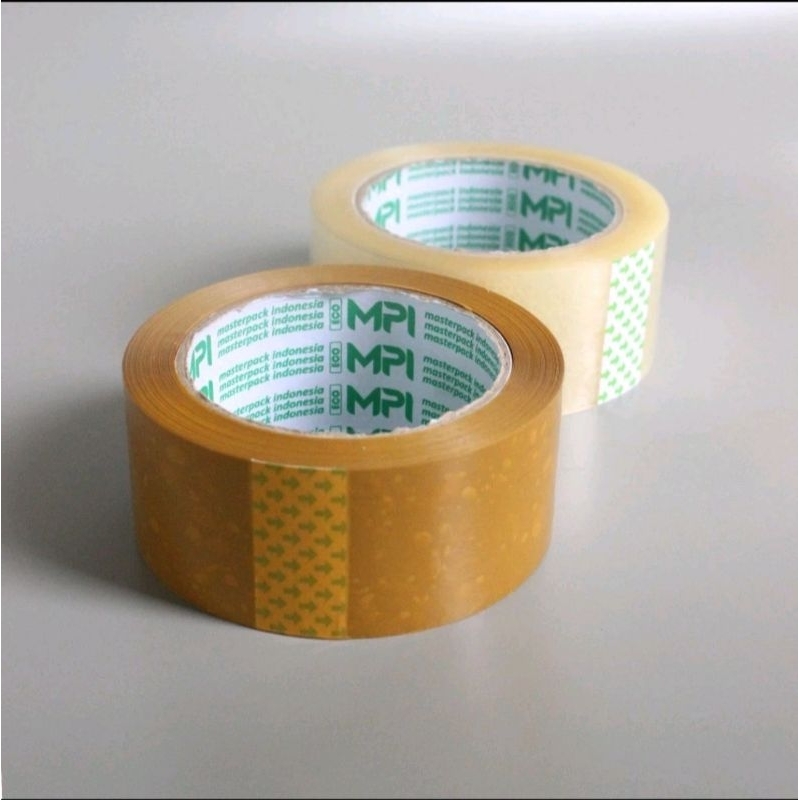 lakban bening lakban coklat lakban 100 yard perekat packing lem lakban mpi