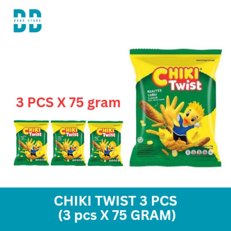 

Chiki Twist Jagung Bakar Bundling 3pcs x 75 gram