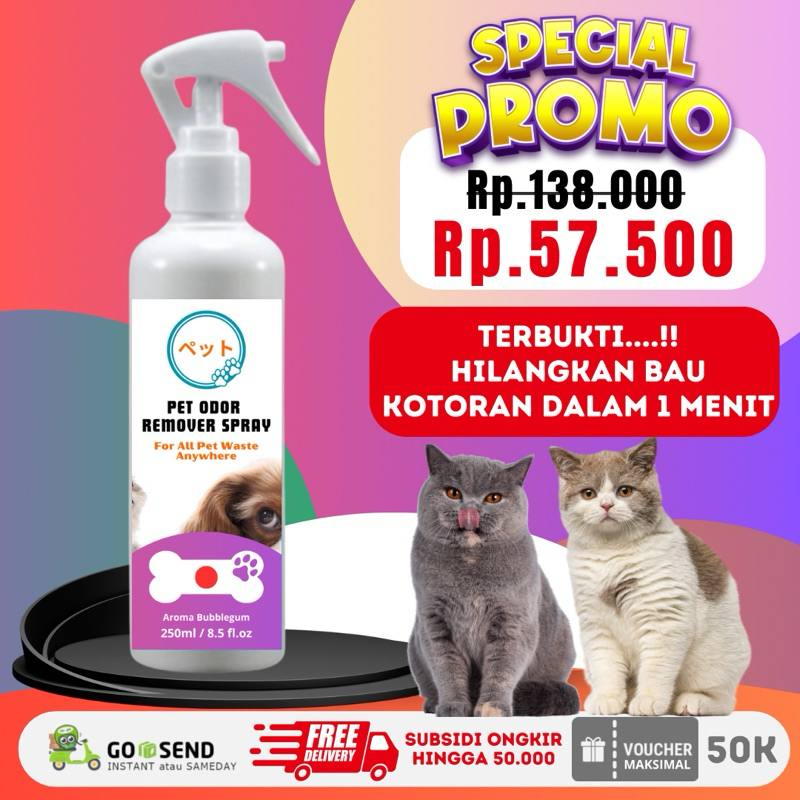 Penghilang Bau Kotoran Kucing