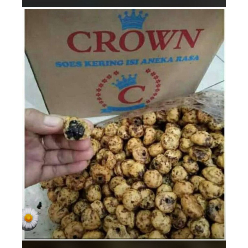 Soes Kering Coklat CROWN