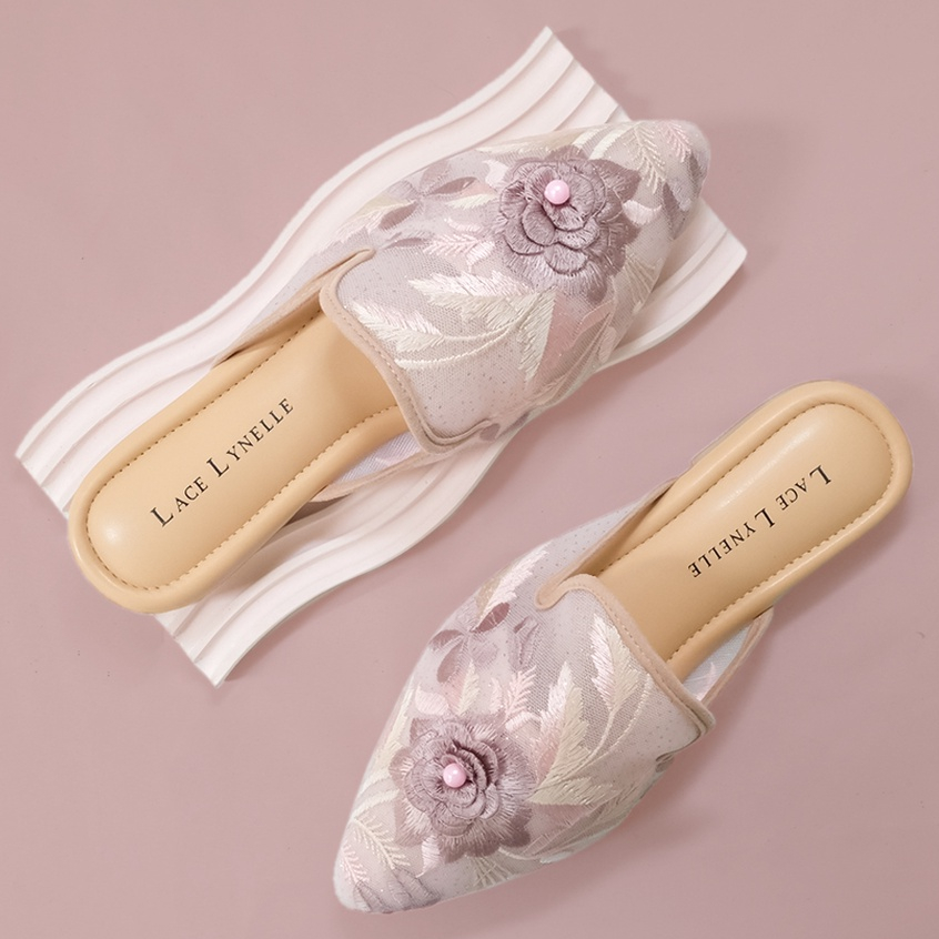 LACE LYNELLE MULES ORIANA