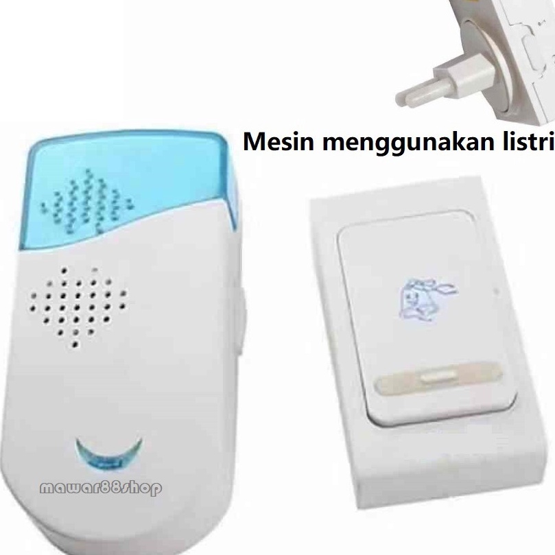 ep Bel Bell Pintu AC822 Nirkabel 32 jenis musik Mesin menggunakan listrik wireless
