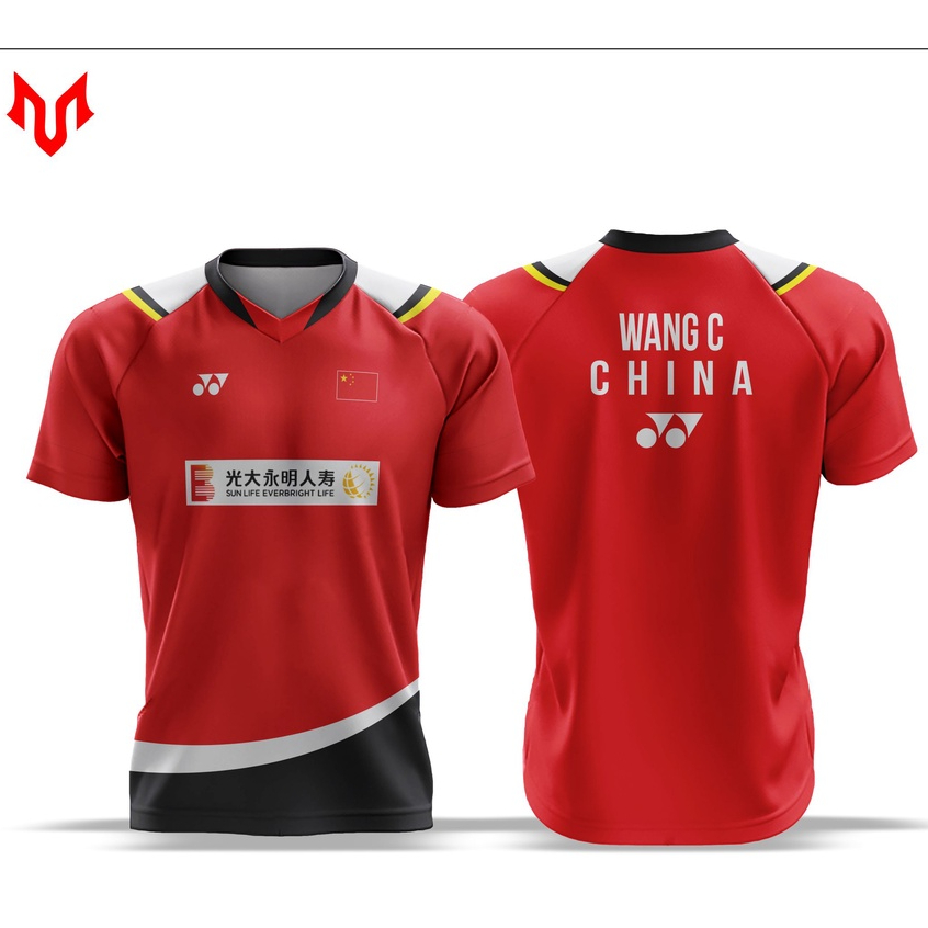 Jersey Kaos Badminton Timnas China Taipei Free Custom Nameset