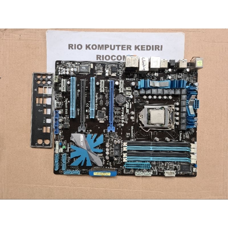 paket lga1156 motherboard asus p7p55d e + xeon x3440 chipset intel p55