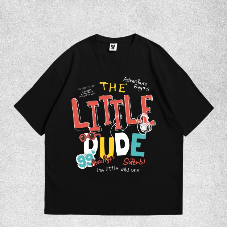 KAOS DISTRO ORIGINAL / HOLAHYPE / LITTLE / KOS HITAM / BAJU PREMPUAN / baju baja / KAOS BAJA /KAOS K