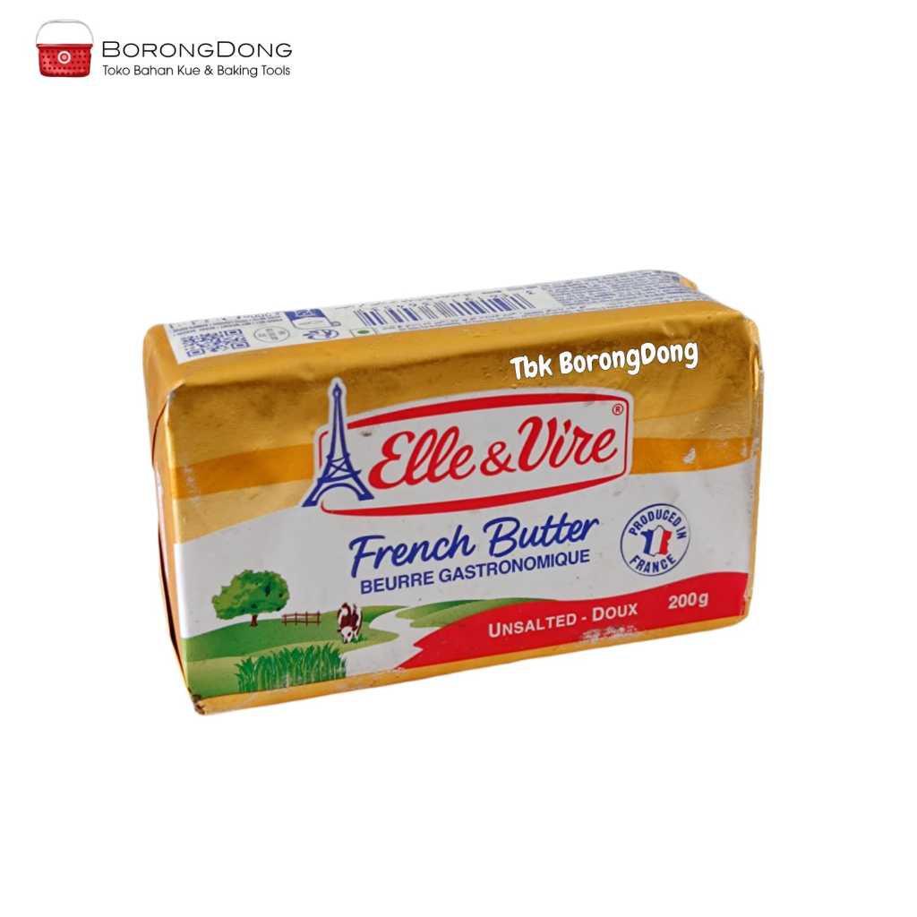 

Elle & Vire Butter Unsalted 200g / Premium Butter