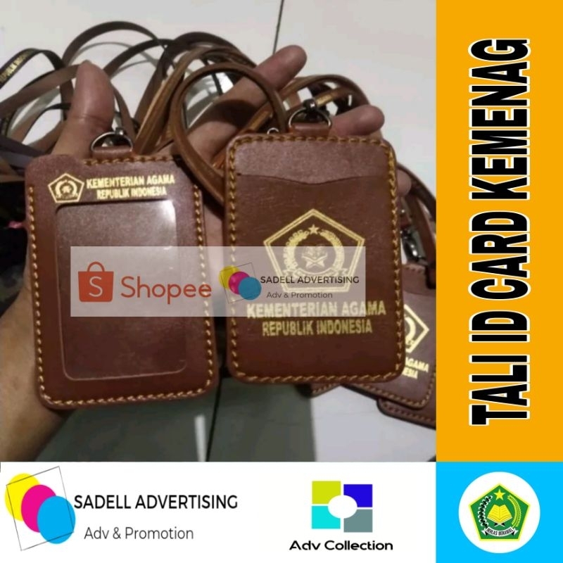 Tali Id Card Kemenag RI Tali Id Card Agama Tali Id Card Kementerian Agama RI Coklat