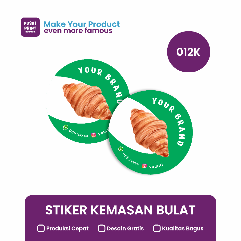 

Stiker Kemasan Bulat 012K