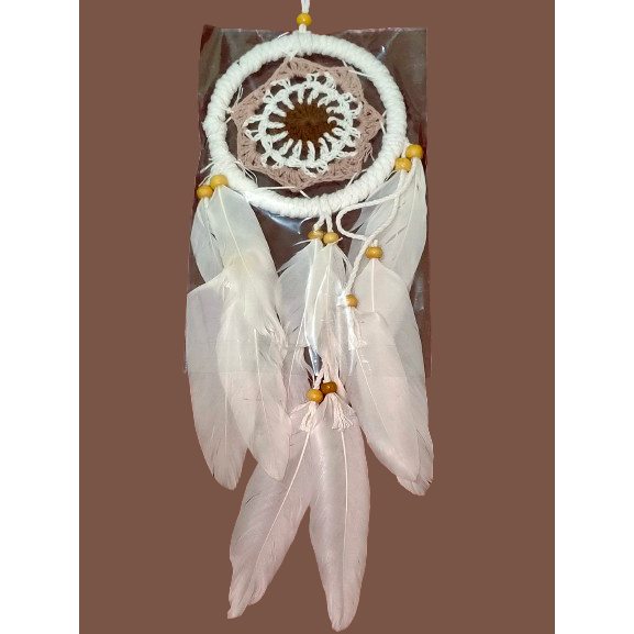 Dream Catcher Diameter 9cm | Dreamcatcher | Penangkap Mimpi |  Rottan Macrame | Hiasan Dinding | Gan