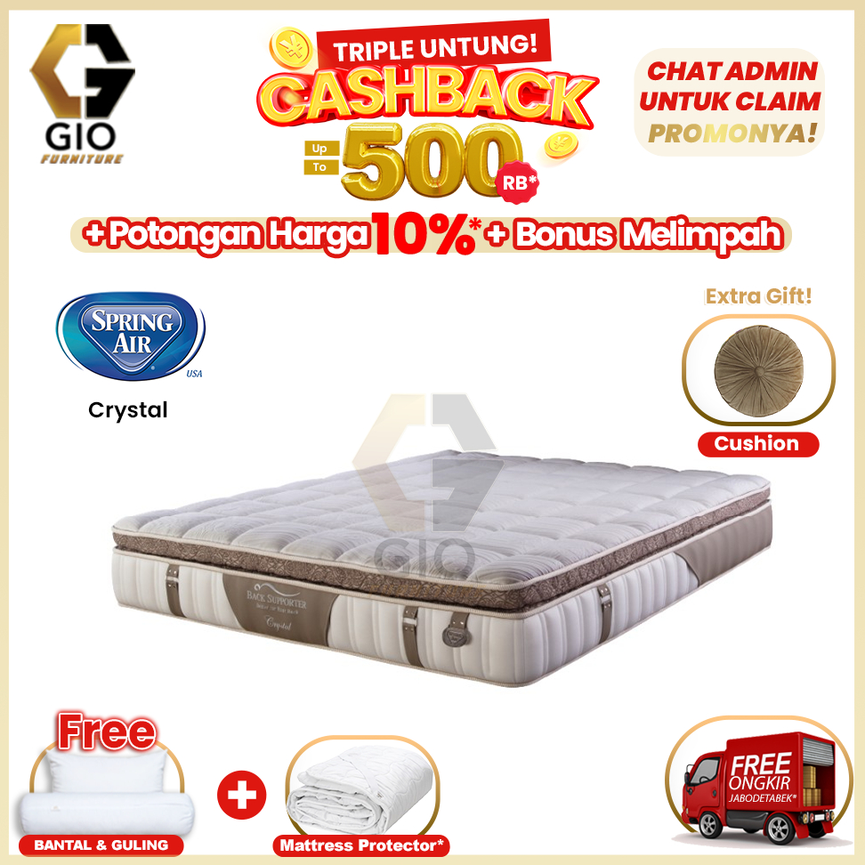 Kasur Spring Air Crystal / Spring Air Springbed Crystal (Hanya Kasur)