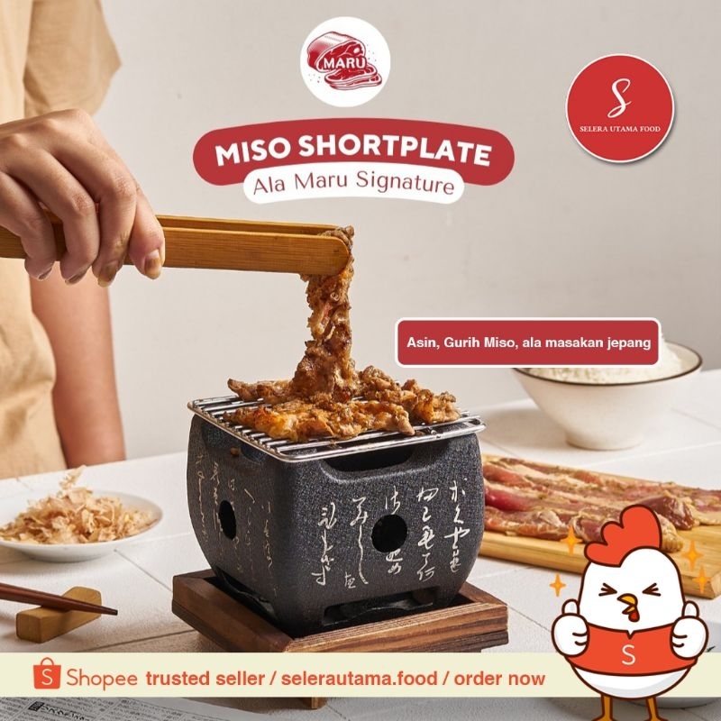 

Daging Marinasi Shortplate Maru Signature, Miso Shortplate, Frozen Pack Siap Masak, Halal