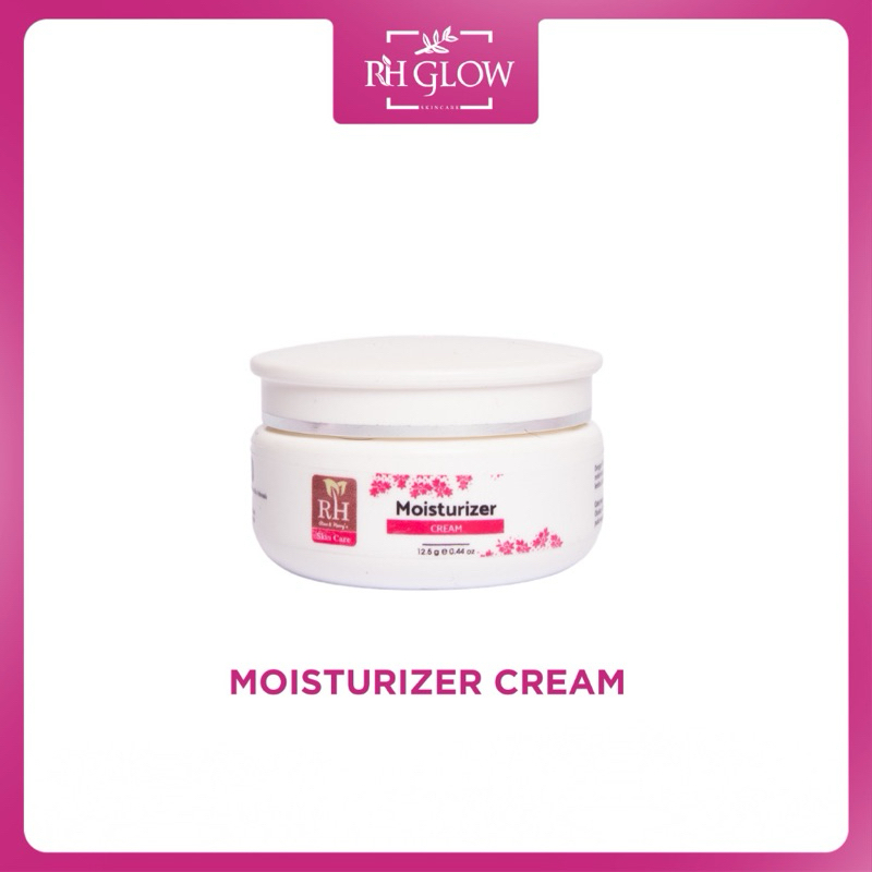 RH GLOW MOISTURIZER CREAM Skinbooster dan pelembab wajah (digunakan untuk semua jenis kulit)