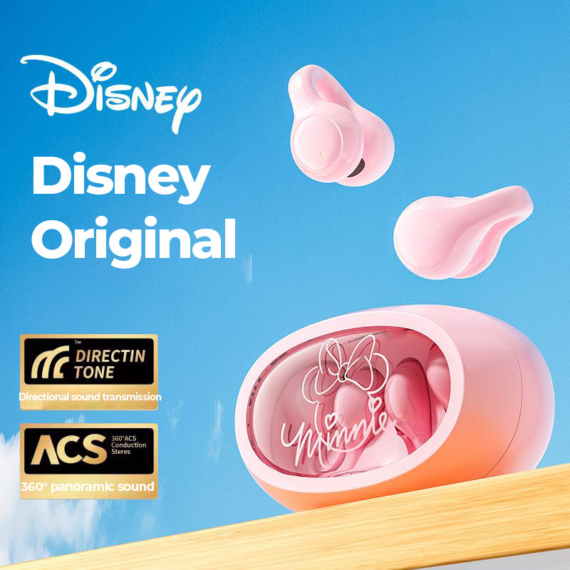 	 [Garansi 6 Bulan] Disney C25 Bluetooth Headset TWS Bluetooth 5.3 IPX5 Waterproof HiFi Stereo Bluetooth Headset Klip	