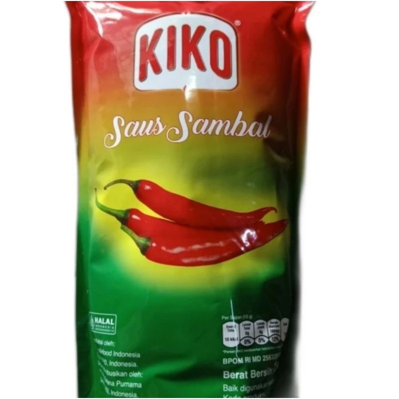 

Kiko Saus Sambal Chili Sauce Value by Delmonte 1kg Refill Pouch