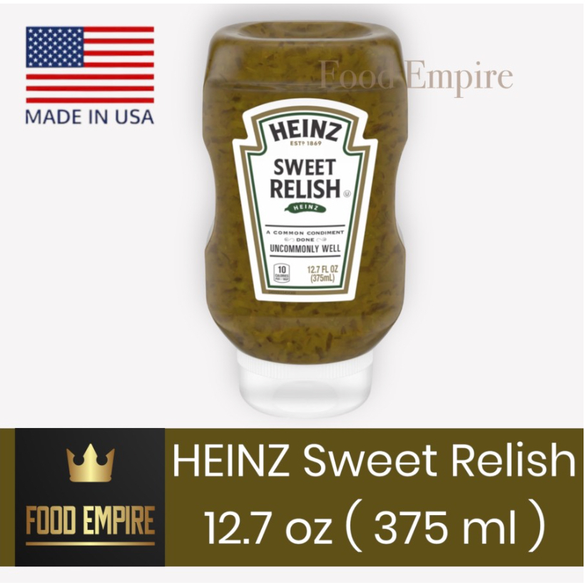 

HEINZ Sweet Relish 375 ml | Condiment Acar Ketimun Pickles Gherkins