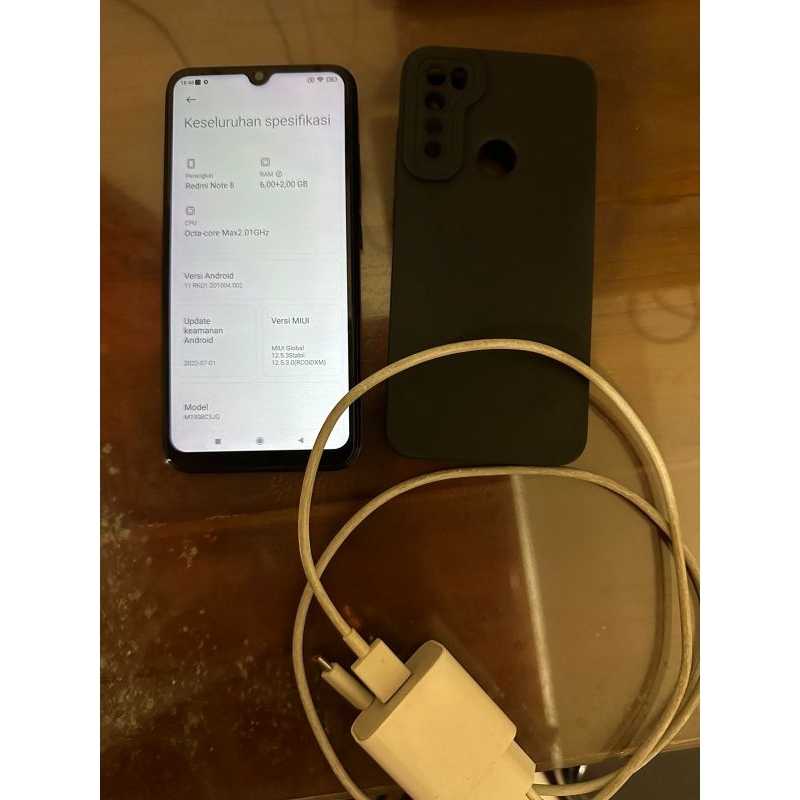 HP SECOND XIAOMI REDMI NOTE 8 6/128GB