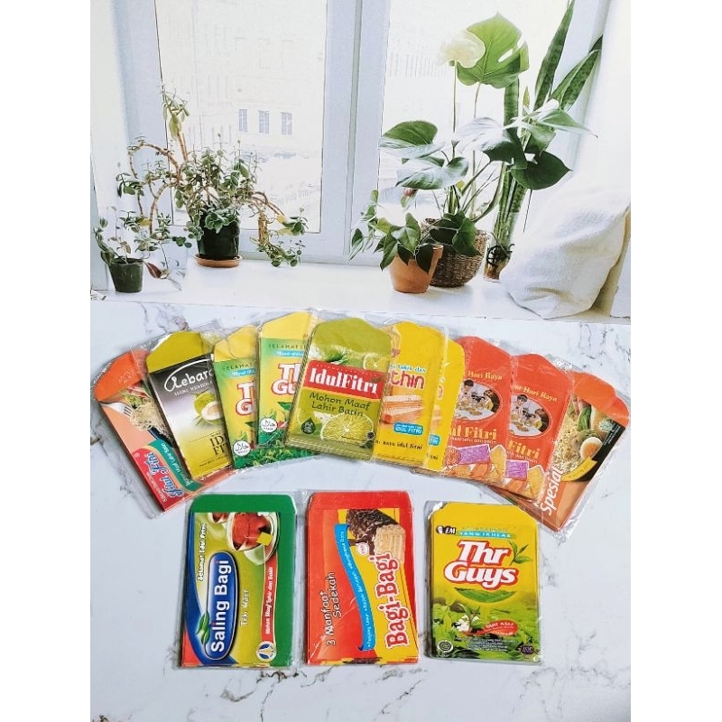 

Amplop Lebaran Motif Snack Isi 10 lembar