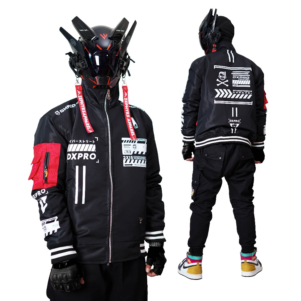 JACKET BOMBER CYBERSTREET DXPRO BLACK