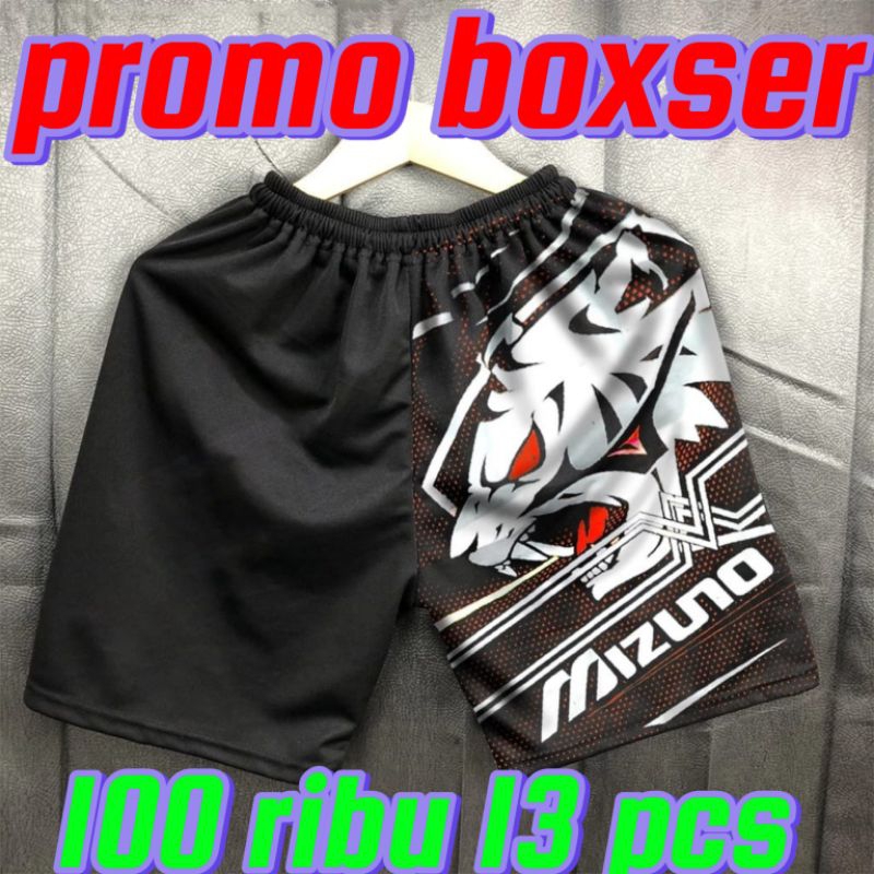 CELANA PENDEK MIZUNO MACAN/CELANA PENDEK OLAHRAGA/CELANA PENDEK MIZUNO/CELANA PENDEK UNISEX, promo c