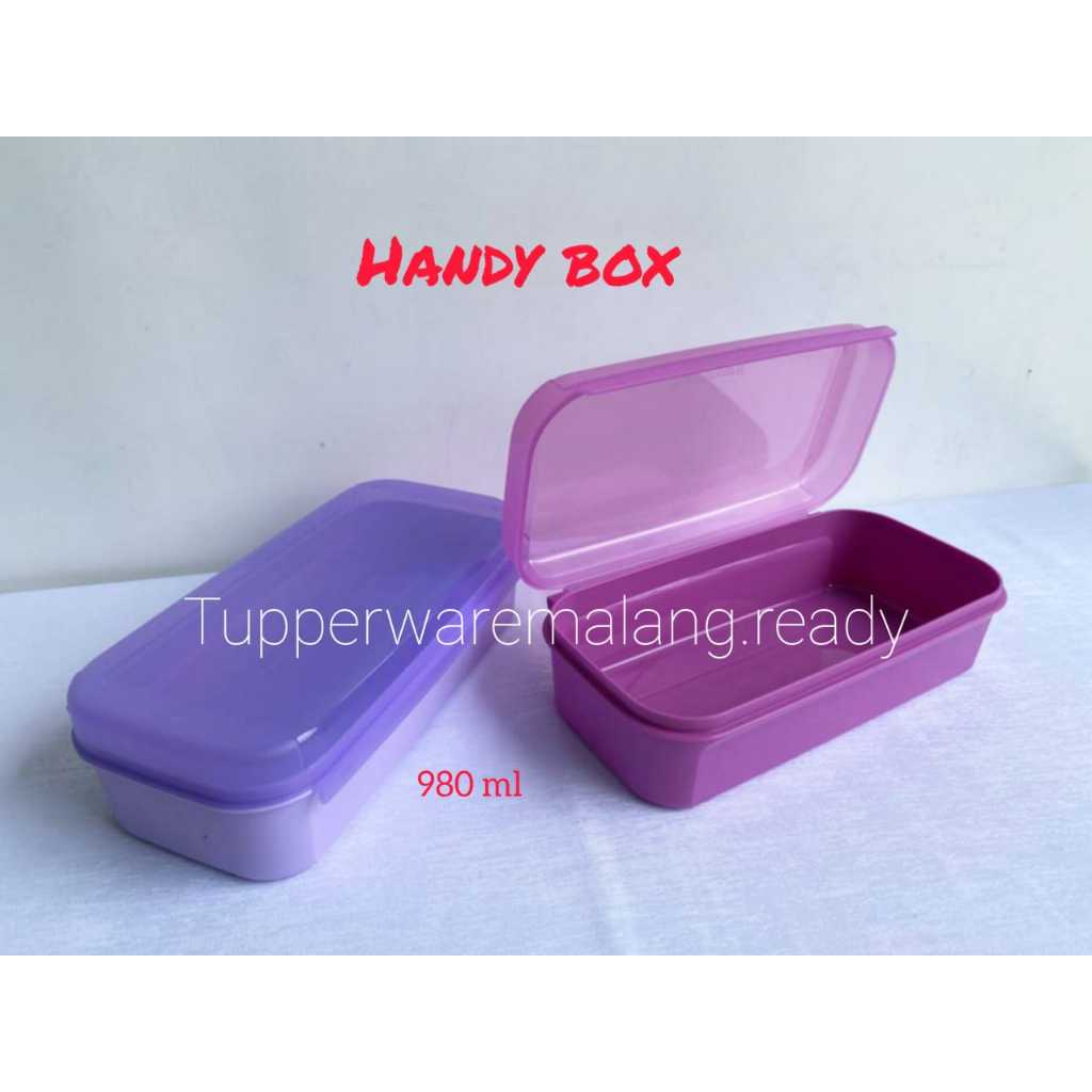 WADAH KOTAK SERBAGUNA TUPPERWARE SIGNATURE RECTANGULAR SET HANDY BOX MURAH