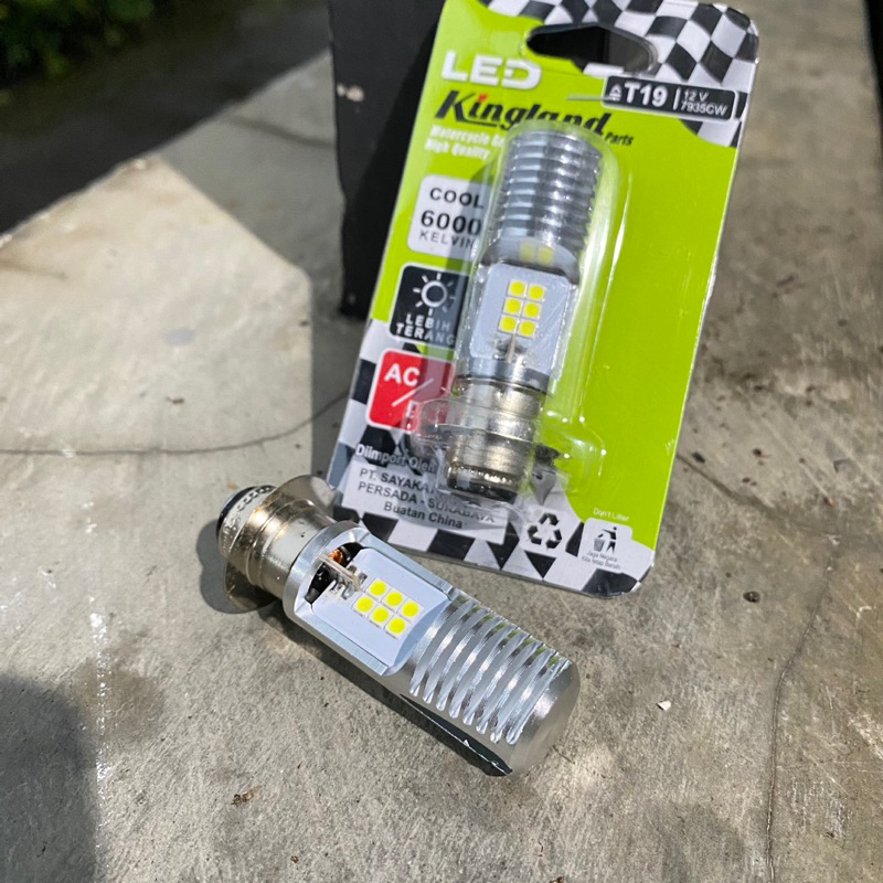 Lampu Led H6 matic bebek dll Putih terang kingland x ride it